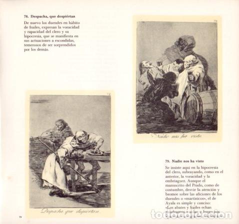 Paper Collecting Others: LAMINA V55127: GOYA Caprichos. Despacha que despiertan y Nadie nos ha visto - Alfonso E. Perez-Sanch