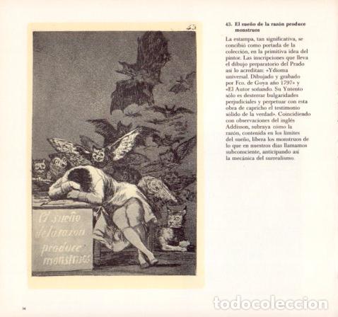Paper Collecting Others: LAMINA V55115: GOYA Caprichos. El sue&ntilde;o de la razon produce monstruos - Alfonso E. Perez-Sanchez