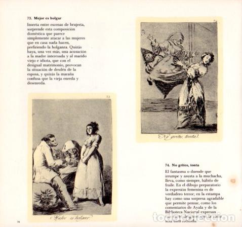 Paper Collecting Others: LAMINA V55125: GOYA Caprichos. Mejor es holgar y No grites tonta - Alfonso E. Perez-Sanchez