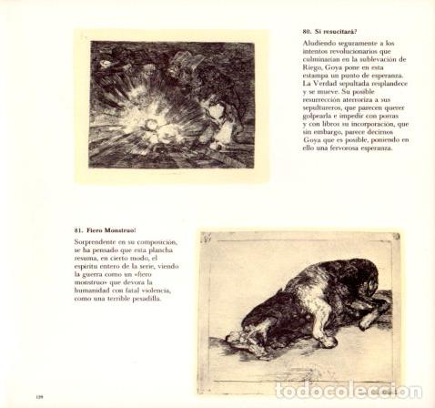 Paper Collecting Others: LAMINA V55152: GOYA Desastres. Si resucitara y Fiero Monstruo - Alfonso E. Perez-Sanchez