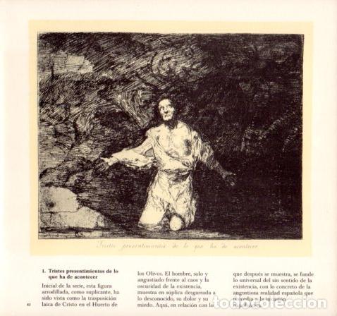 Paper Collecting Others: LAMINA V55129: GOYA Desastres. Tristes presentimientos de lo que ha de acontecer - Alfonso E. Perez-