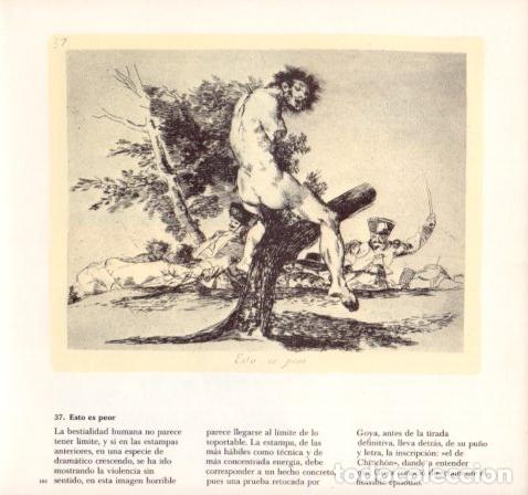 Paper Collecting Others: LAMINA V55140: GOYA Desastres. Esto es peor - Alfonso E. Perez-Sanchez