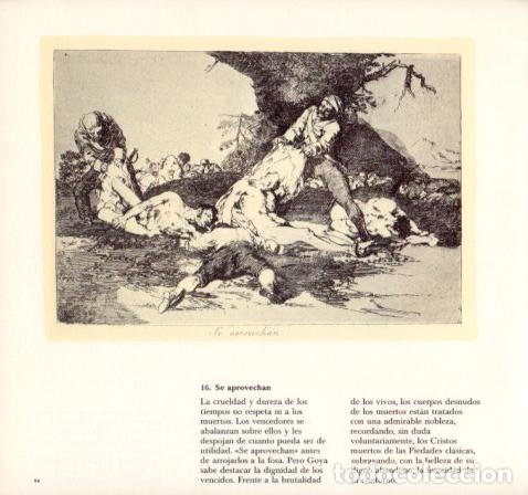 Paper Collecting Others: LAMINA V55134: GOYA Desastres. Se aprovechan - Alfonso E. Perez-Sanchez