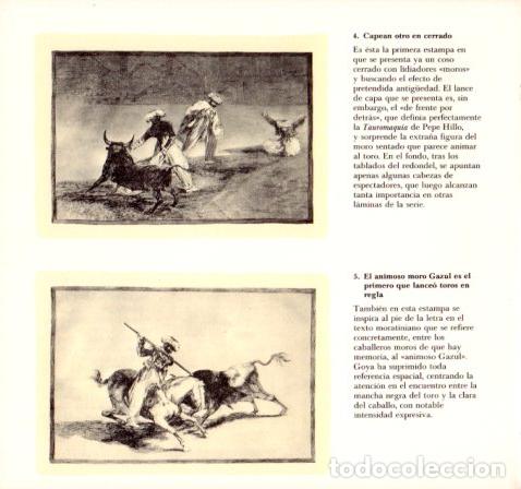 Paper Collecting Others: LAMINA V55155: GOYA Tauromaquia. Capean otro en cerrado y Animoso moro Gazul - Alfonso E. Perez-Sanc
