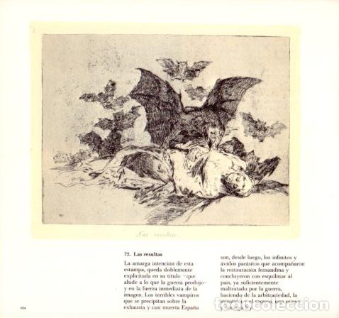 Sammelleidenschaft Andere Papierartikel: LAMINA V55149: GOYA Desastres. Las resueltas - Alfonso E. Perez-Sanchez