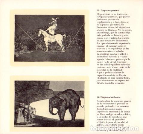 Sammelleidenschaft Andere Papierartikel: LAMINA V55175: GOYA Disparates. Disparate puntual y Disparate de bestia - Alfonso E. Perez-Sanchez