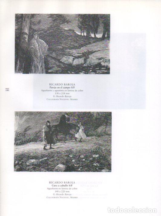Otros art&iacute;culos de coleccionismo en papel: LAMINA V55292: Pareja en el campo y Cura a caballo por Ricardo Baroja