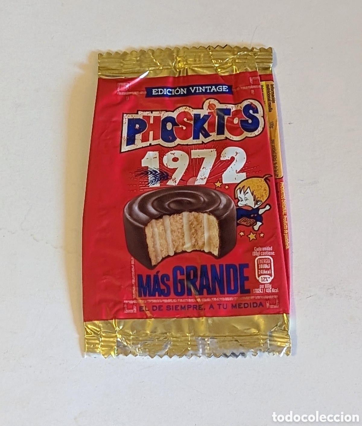 Otros art&iacute;culos de coleccionismo en papel: Phoskitos envoltorio Edici&oacute;n Limitada. Vintage. 1972