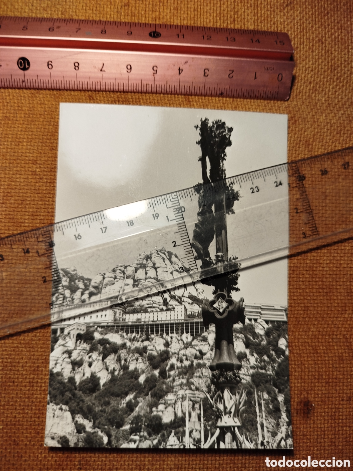 Otros art&iacute;culos de coleccionismo en papel: Fotografia original antigua de Montserrat