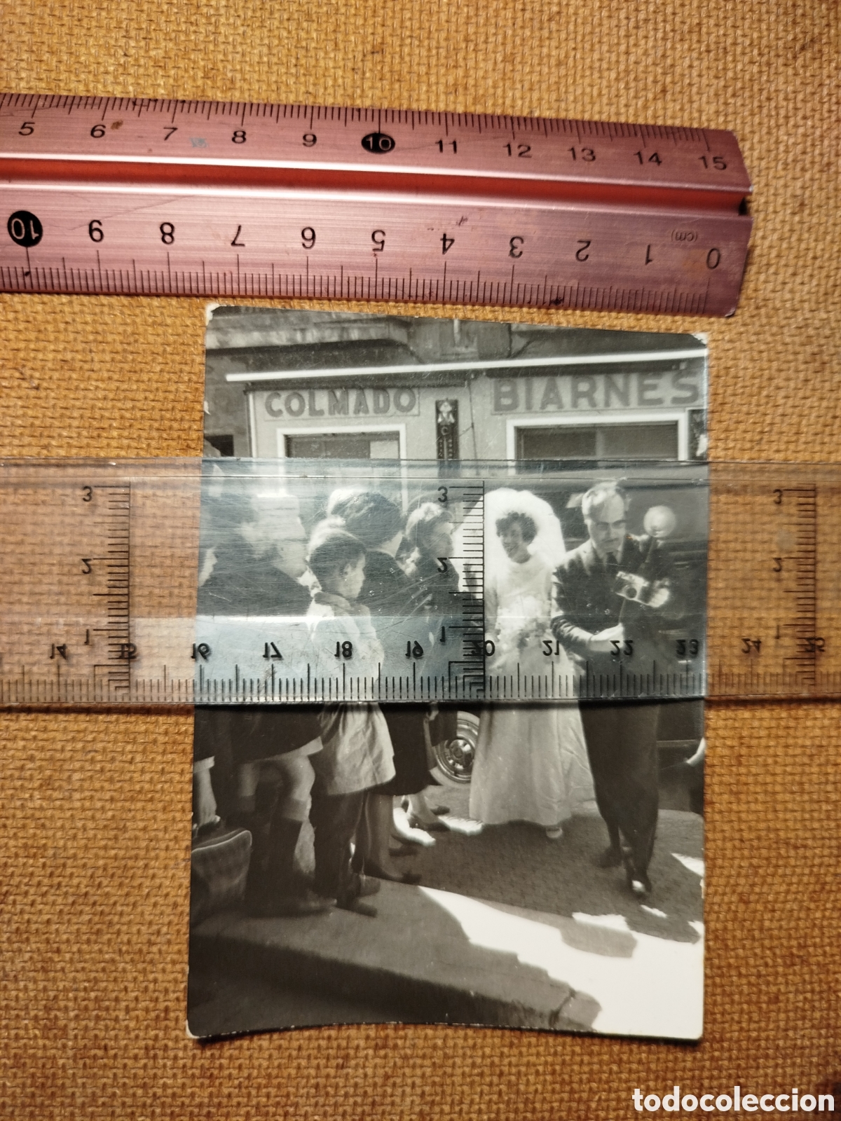 Otros art&iacute;culos de coleccionismo en papel: Fotografia original antigua de boda