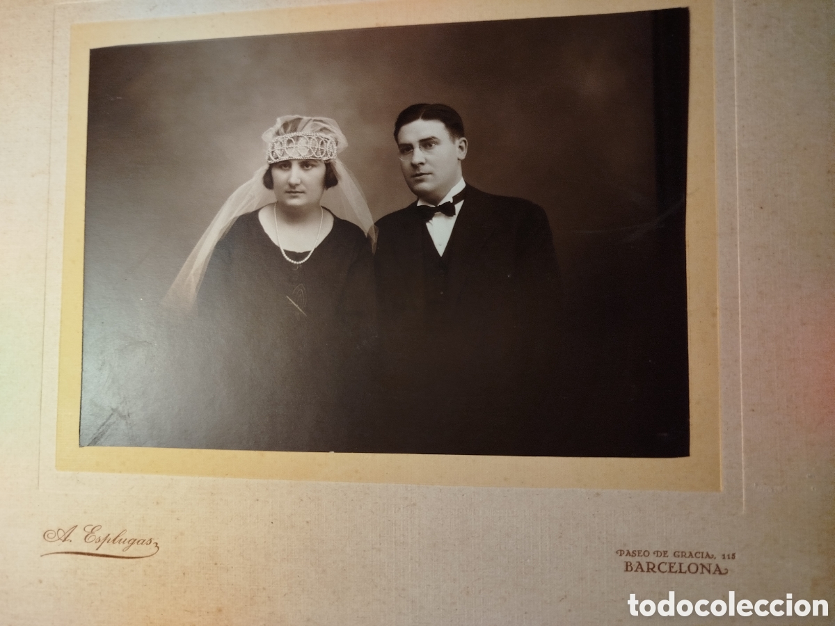 Otros art&iacute;culos de coleccionismo en papel: Fotografia antigua retrato pareja