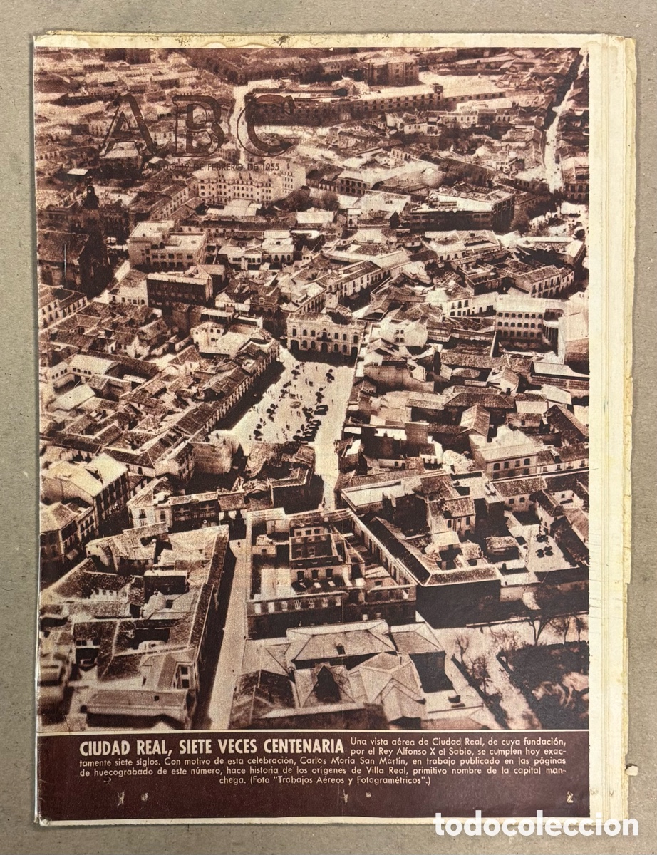 Otros art&iacute;culos de coleccionismo en papel: ABC (19 DE FEBRERO DE 1959). CIUDAD REAL SIETE VECES CENTENARIA,&hellip;