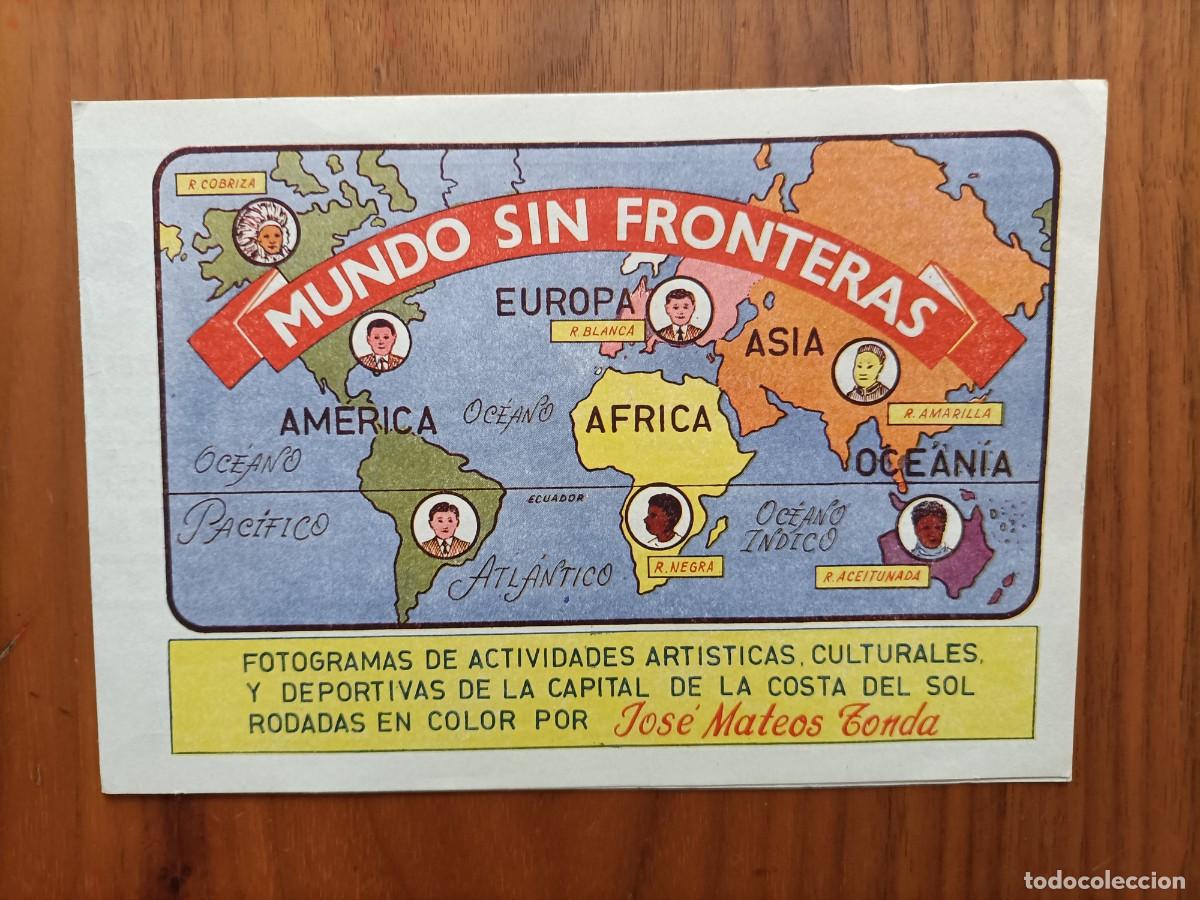 Otros art&iacute;culos de coleccionismo en papel: FOTOGRAMA MUNDO SIN FRONTERAS, DE JOS&Eacute; MATEOS TONDA. ES DOBLE