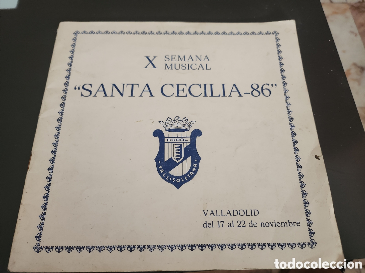 Otros art&iacute;culos de coleccionismo en papel: Santa Cecilia 86 - Semana musical X