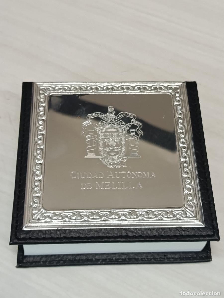 Otros art&iacute;culos de coleccionismo en papel: BLOCK DE NOTAS CIUDAD AUTONOMA DE MELILLA. PLATA??. MYJ.
