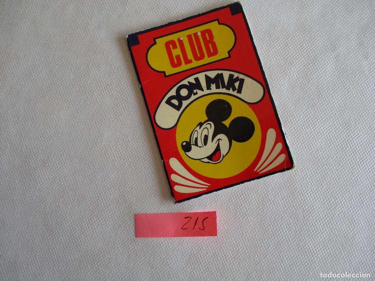 Otros art&iacute;culos de coleccionismo en papel: CARNET CLUB DON MIKI , A&Ntilde;O 1977 , CON REGLAMENTO Y DECALOGO