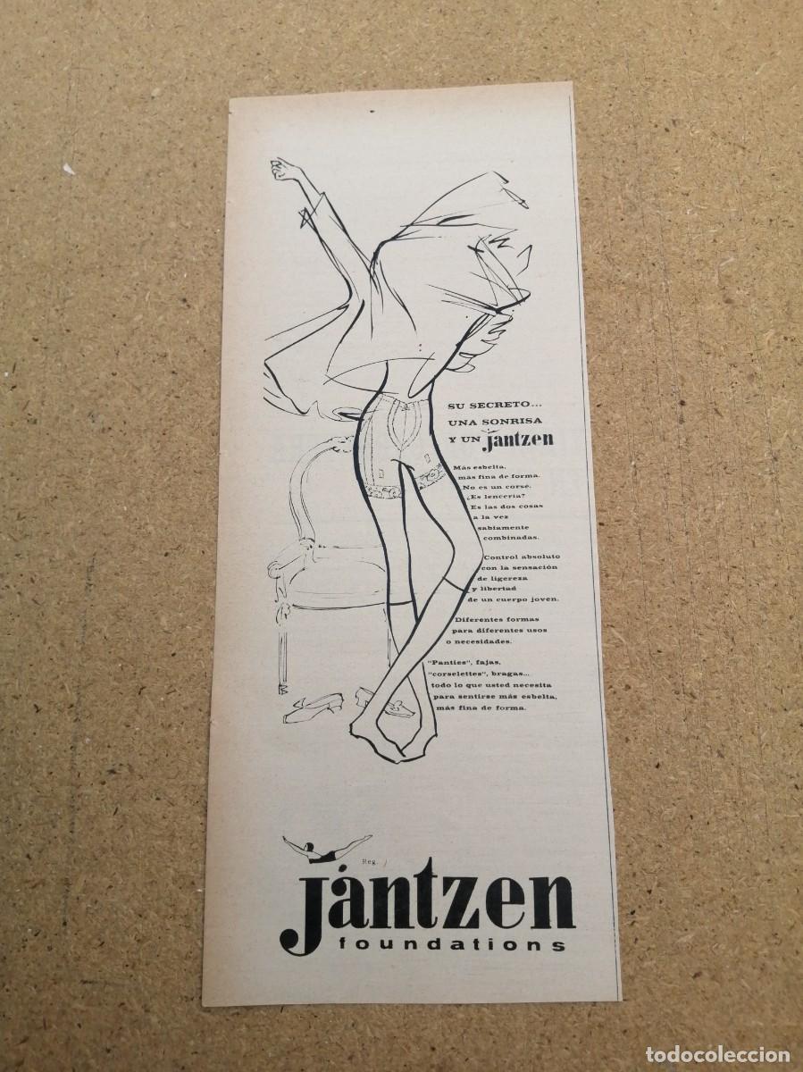 Otros art&iacute;culos de coleccionismo en papel: ANUNCIO. FAJAS JANTZEN