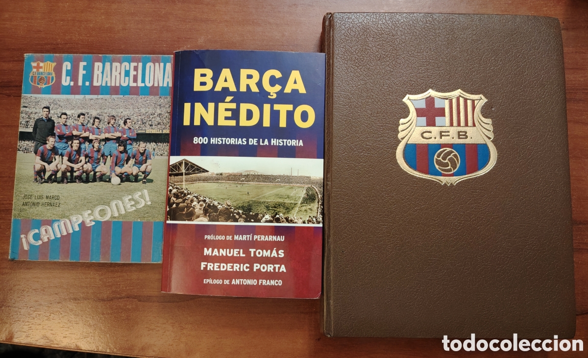 Otros art&iacute;culos de coleccionismo en papel: Tres libros del F&uacute;tbol Club Barcelona