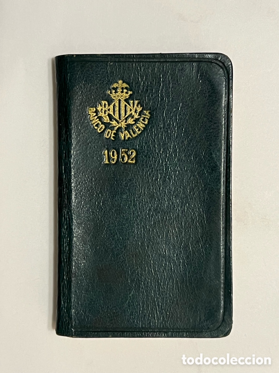 Otros art&iacute;culos de coleccionismo en papel: BANCO DE VALENCIA. Agenda de peque&ntilde;o tama&ntilde;o (a.1952)