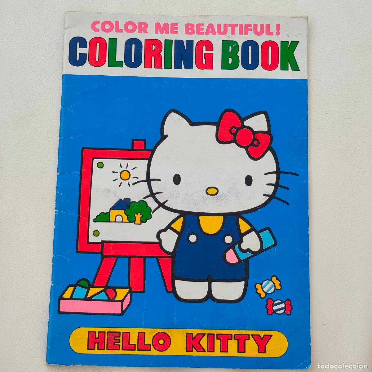 Otros art&iacute;culos de coleccionismo en papel: COLOR ME BEAUTIFUL! COLORING BOOK CO HELLO KITTY SANRIO 1981