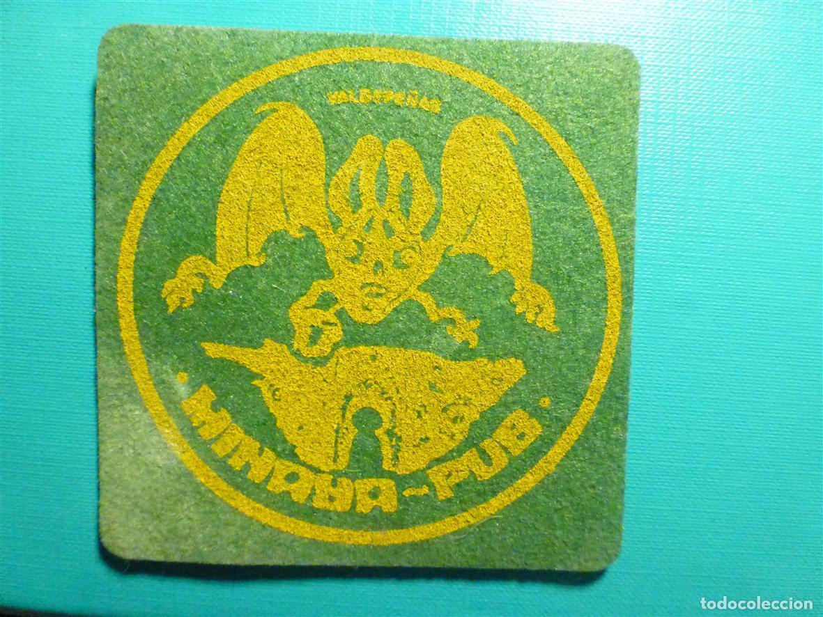Otros art&iacute;culos de coleccionismo en papel: Posavasos Disco-Bar - Pub - Discoteca - Minaha Pub - Valdepe&ntilde;as - Ciudad Real