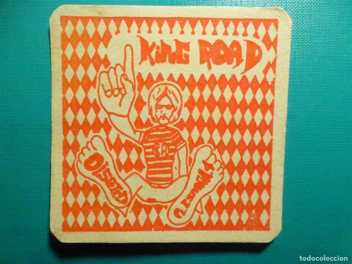Otros art&iacute;culos de coleccionismo en papel: Posavasos Disco-Bar - Pub - Discoteca - King Road - Pza. Espa&ntilde;a, 4 - Madrid