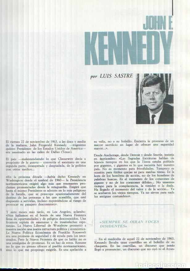 Outros artigos de papel: Los protagonistas de la historia: John F. Kennedy, juego de 32 paginas por Luis Sastre -