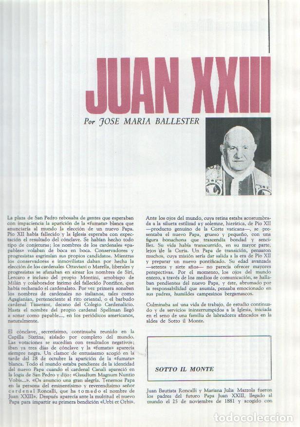 Outros artigos de papel: Los protagonistas de la historia: Juan XXIII, juego de 32 paginas por Jose Maria Ballester -