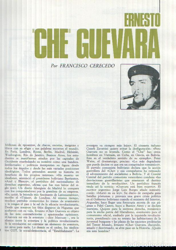 Otros art&iacute;culos de coleccionismo en papel: Los protagonistas de la historia: Ernesto CHE Guevara, juego de 32 paginas por Francisco Cerecedo -