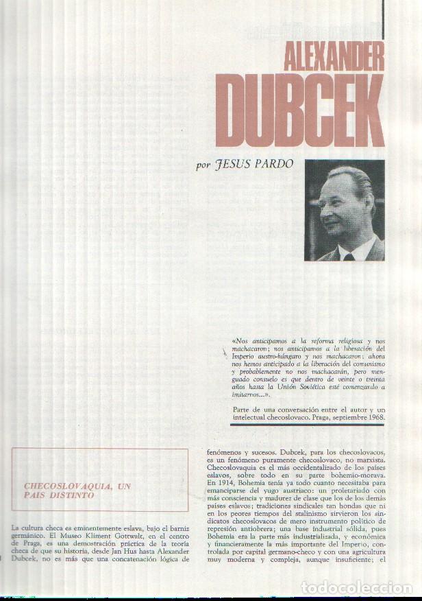 Otros art&iacute;culos de coleccionismo en papel: Los protagonistas de la historia: Alexander Dubcek, juego de 32 paginas por Jesus Pardo -