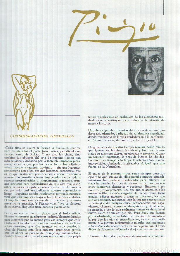 Otros art&iacute;culos de coleccionismo en papel: Los protagonistas de la historia: Picasso, juego de 32 paginas por ? -