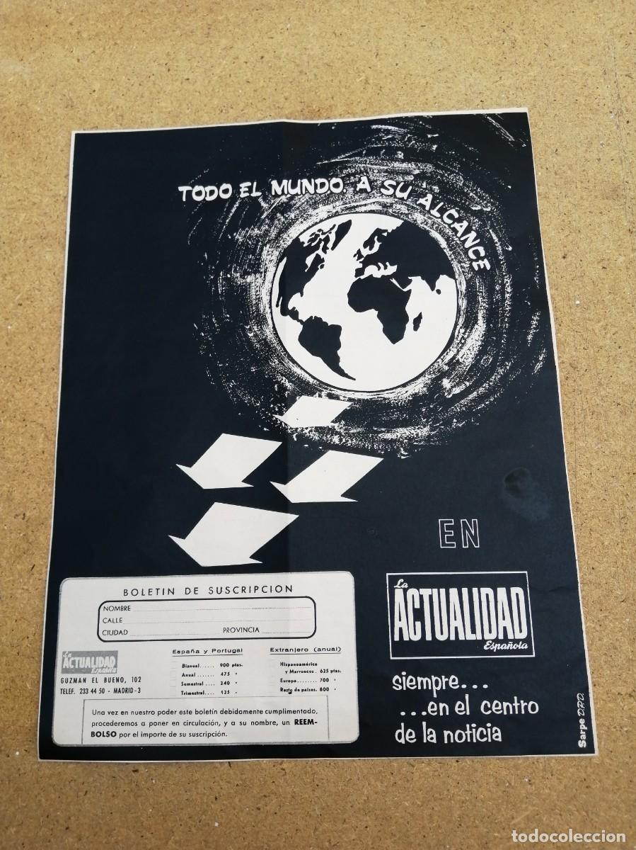 Otros art&iacute;culos de coleccionismo en papel: ANUNCIO. LA ACTUALIDAD ESPA&Ntilde;OLA