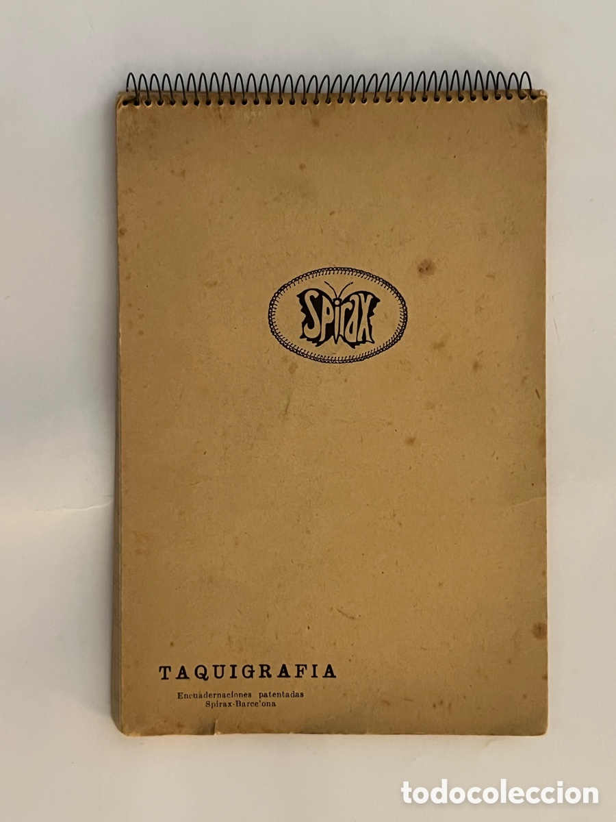 Otros art&iacute;culos de coleccionismo en papel: CUADERNOS DE MUELLE SPIRAX, TAQUIGRAFIA Encuadernaciones patentadas Spirax-Barcelona
