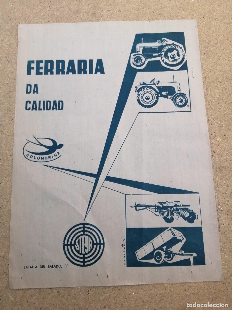 Otros art&iacute;culos de coleccionismo en papel: ANUNCIO. FERRARIA DA CALIDAD