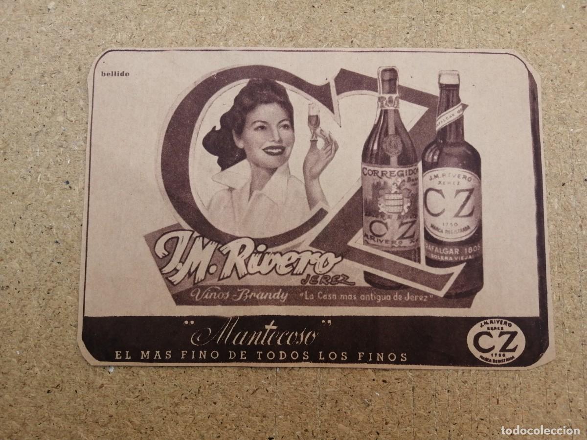 Otros art&iacute;culos de coleccionismo en papel: ANUNCIO. VINOS Y JEREZ J. M. RIVERO