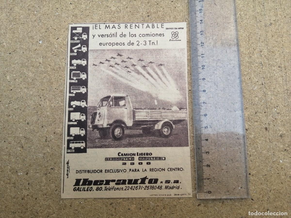 Otros art&iacute;culos de coleccionismo en papel: ANUNCIO. IBERAUTO S. A (MADRID)