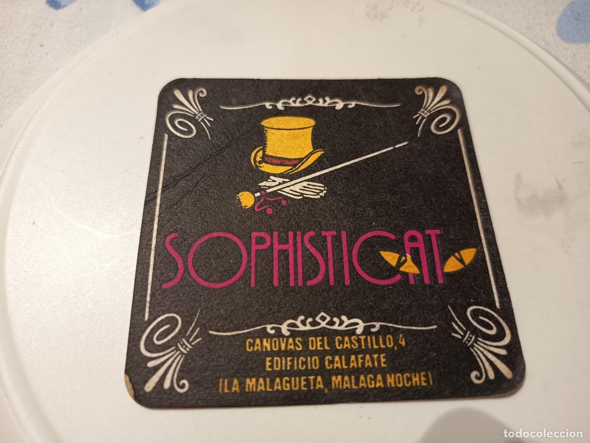 Otros art&iacute;culos de coleccionismo en papel: POSAVASOS CLUB SOPHISTICAT-LA MALAGUETA-MALAGA