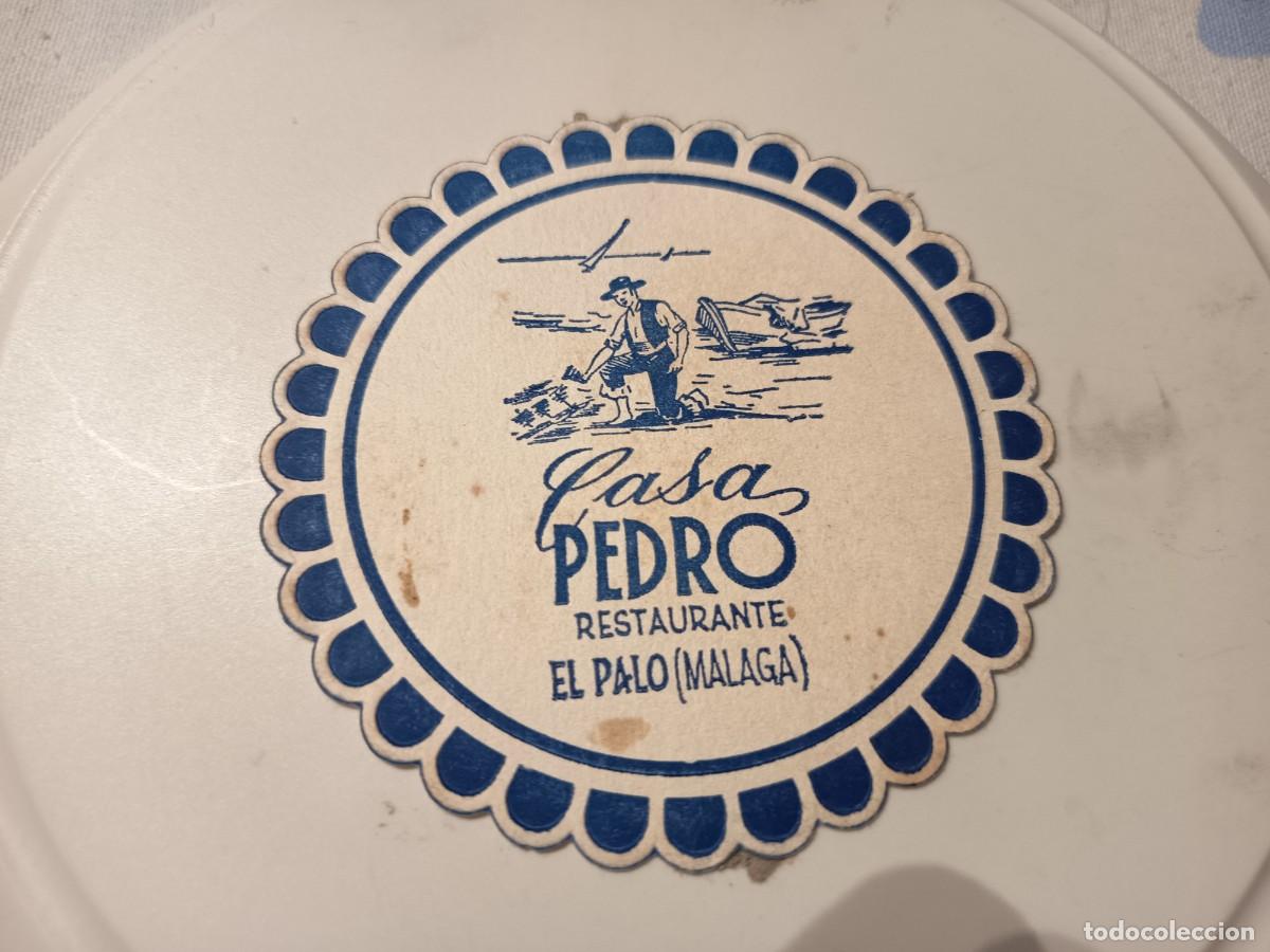 Otros art&iacute;culos de coleccionismo en papel: POSAVASOS RESTAURANTE CASA PEDRO-EL PALO-MALAGA