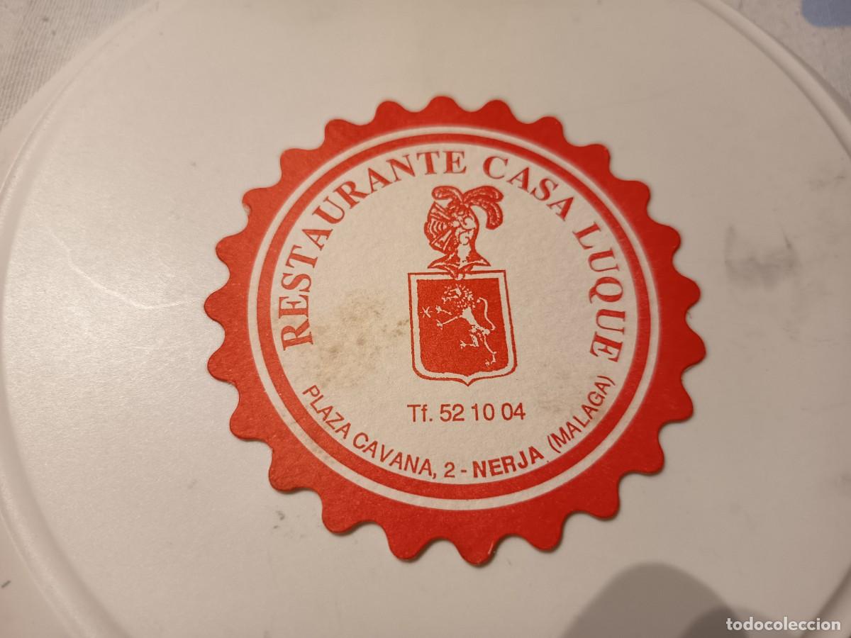 Altri oggetti di carta: POSAVASOS RESTAURANTE CASA LUQUE-NERJA-MALAGA