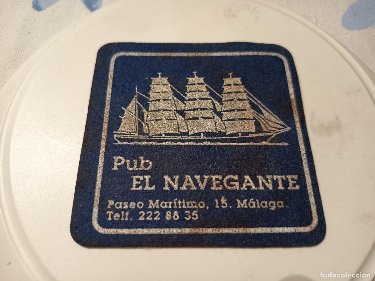 Altri oggetti di carta: POSAVASOS PUB EL NAVEGANTE-MALAGA
