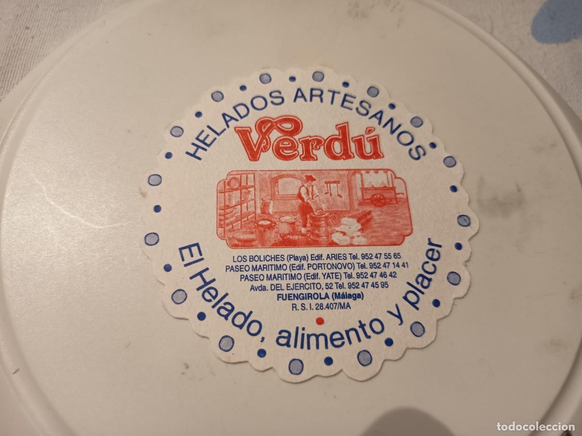 Otros art&iacute;culos de coleccionismo en papel: POSAVASOS HELADOS VERDU-FUENGIROLA-MALAGA