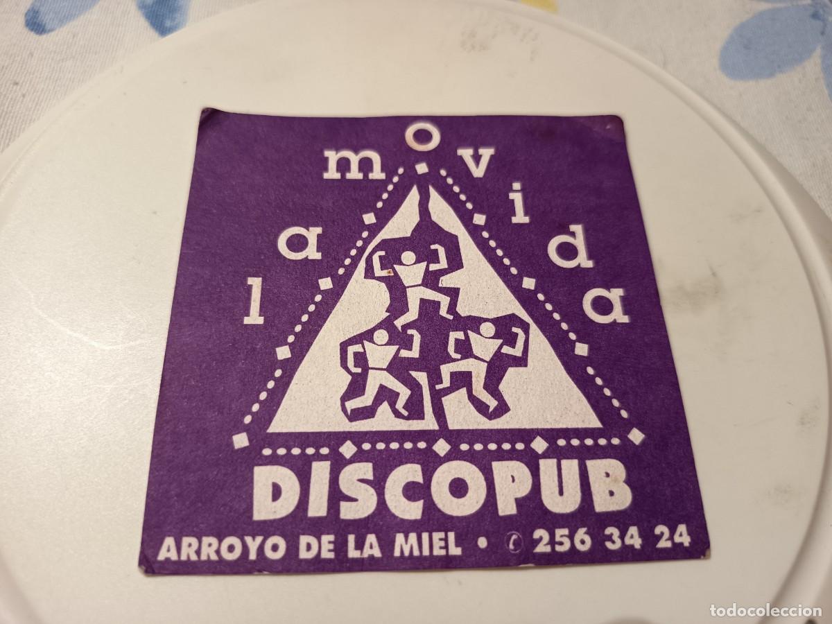 Otros art&iacute;culos de coleccionismo en papel: POSAVASOS DISCOPUB LA MOVIDA-ARROYO DE LA MIEL-MALAGA