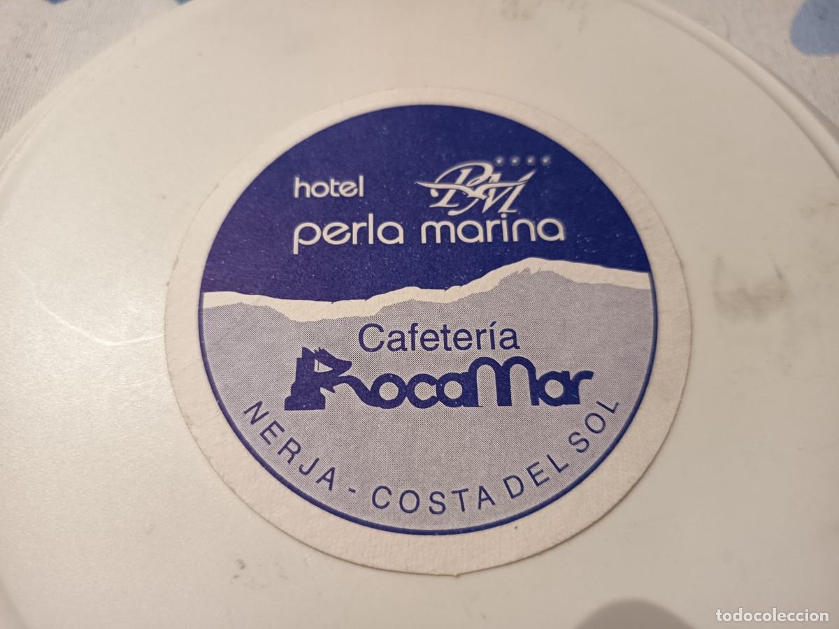 Otros art&iacute;culos de coleccionismo en papel: POSAVASOS CAFETERIA ROCAMAR-HOTEL PERLA MARINA-NERJA-MALAGA