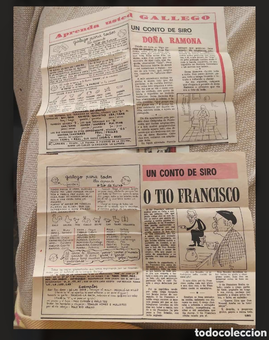 Otros art&iacute;culos de coleccionismo en papel: Humor gr&aacute;fico gallego y catal&aacute;n