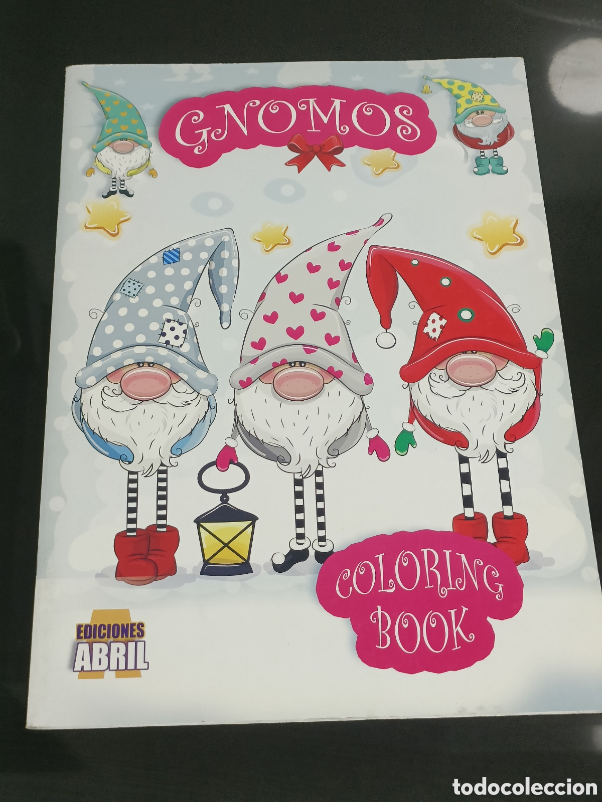 Otros art&iacute;culos de coleccionismo en papel: Revista Gnomos Ediciones abril navidad para colorear