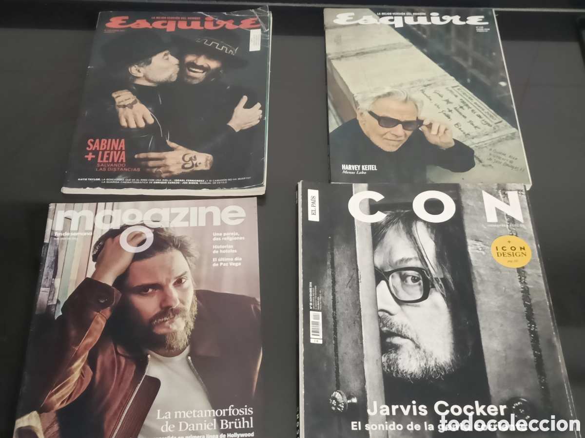 Sammelleidenschaft Andere Papierartikel: Lote revistas Esquire, Magazine, Icon y Esquire