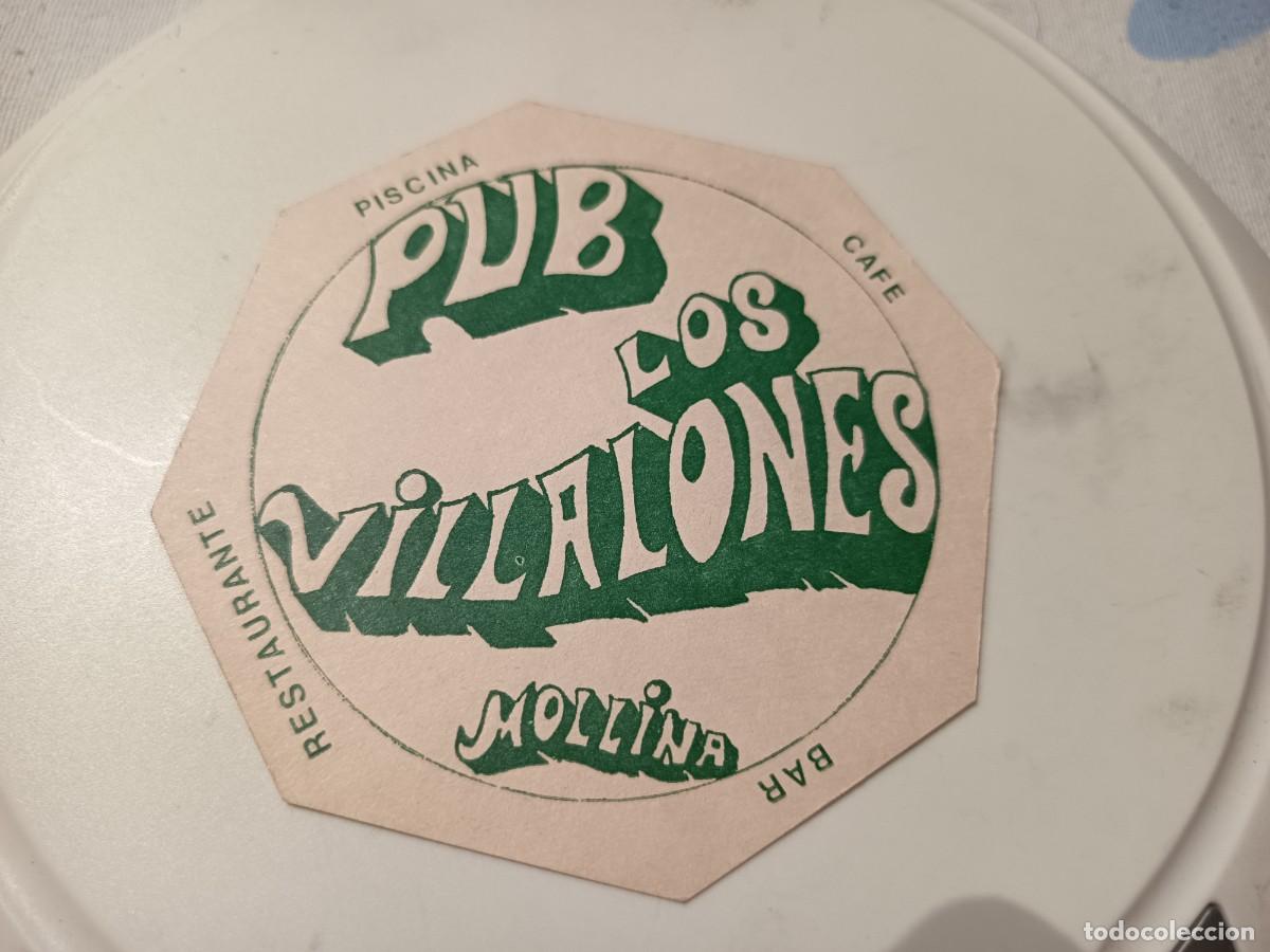 Otros art&iacute;culos de coleccionismo en papel: POSAVASOS PUB LOS VILLALONES-MOLLINA-ANTEQUERA-MALAGA