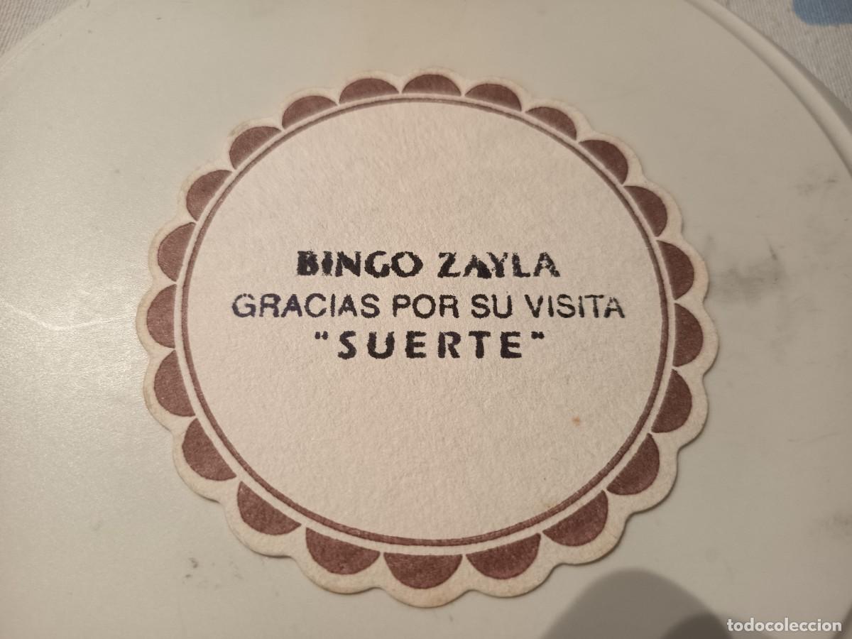 Otros art&iacute;culos de coleccionismo en papel: POSAVASOS BINGO ZAYLA-MALAGA