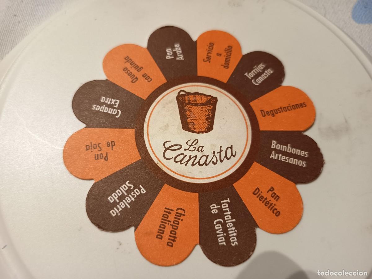 Collectionnisme Papier divers: POSAVASOS DEGUSTACION LA CANASTA-MALAGA