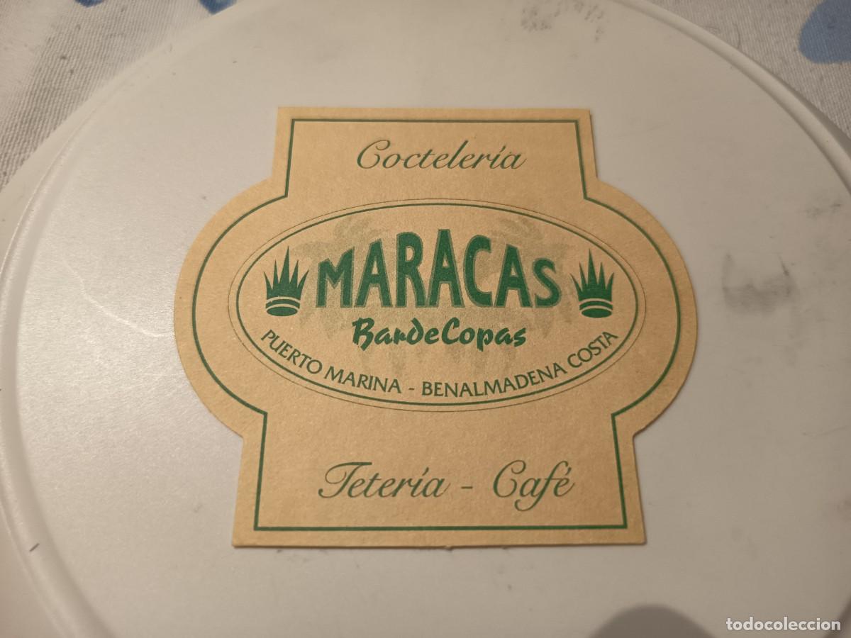 Otros art&iacute;culos de coleccionismo en papel: POSAVASOS BAR DE COPAS MARACAS-BENALMADENA-MALAGA
